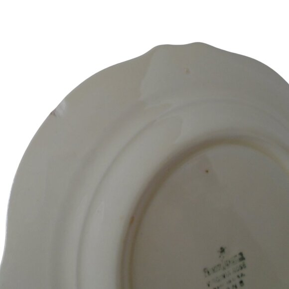 1950s Homer Laughlin Virginia Rose Colonial Couple Dessert Pie Plate 7 inch 3558 - Picture 4 of 6